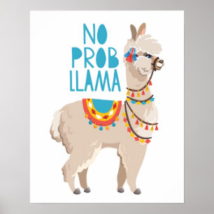 Poster Pas de lama à sonde