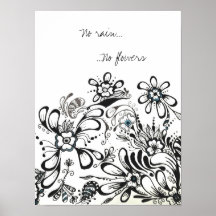 Pas de pluie, Pas d'affiche de fleurs