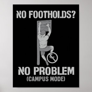 Poster Pas de prises, pas de problème Mode campus Concept
