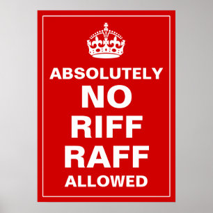 Poster Pas de Riff Raff