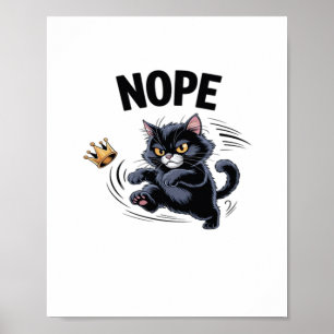 Poster Pas de rois en Amérique Drôle de couronne de kick