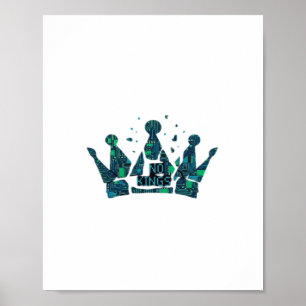 Poster Pas de rois en Amérique, esthétique de la liberté