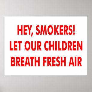 Poster Pas de tabac