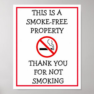 Poster Pas de tabac dans ce bâtiment S'il vous plaît sign