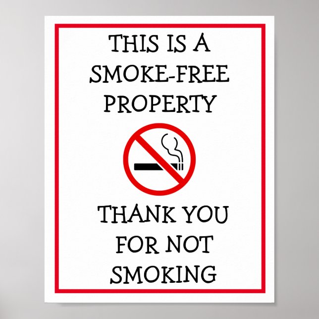 Poster Pas de tabac dans ce bâtiment S'il vous plaît sign (Devant)