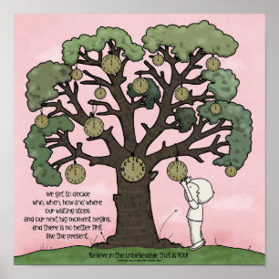 Poster Pas de TEMPS comme le présent