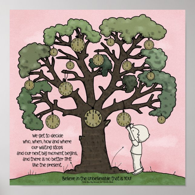 Poster Pas de TEMPS comme le présent (Devant)