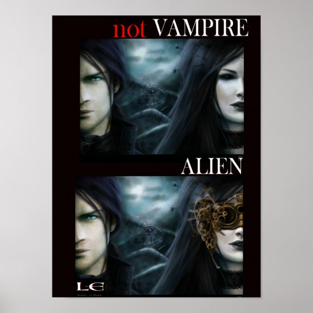 Poster Pas de vampire : Alien (affiche) (Devant)