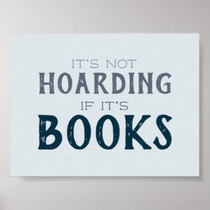 Poster Pas d'hébergement Si c'est des livres Drôle livre