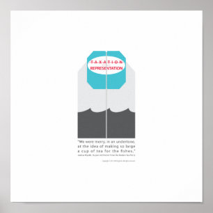 Poster Pas d'imposition sans représentation