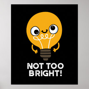 Poster Pas trop brillant Funb Pub Pun Dark BG