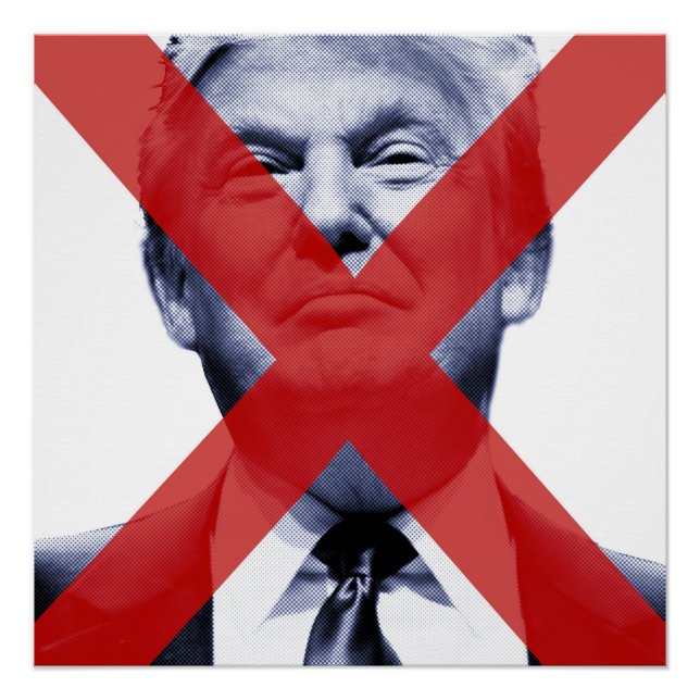 Poster Pas Trump ! (Devant)