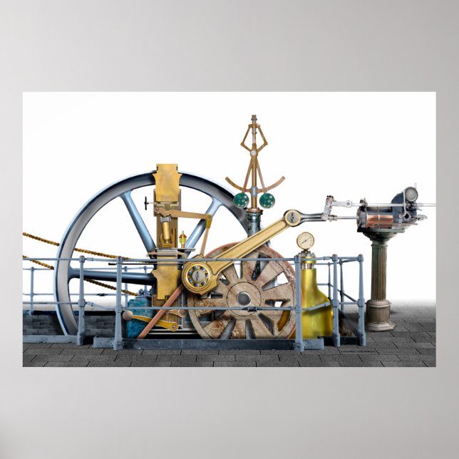 Poster Pas une machine à vapeur... (Devant)