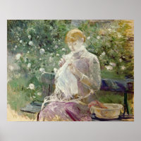 Pasie couture dans le jardin de Bougival, 1881