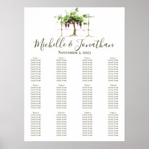 Poster Paso Robles Vignoble Vignoble Mariage Sein Graphiq