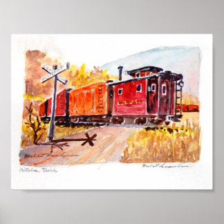 Poster passage à niveau