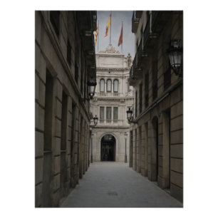 Poster Passage de Barcelone — Douce Brume