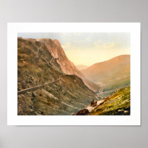 Poster Passage de Honister, secteur Angleterre de lac