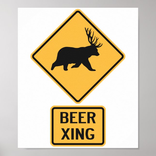 Poster Passage de la bière de cerf d'ours (Devant)