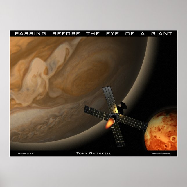 Poster Passage devant l'oeil d'un géant (Devant)