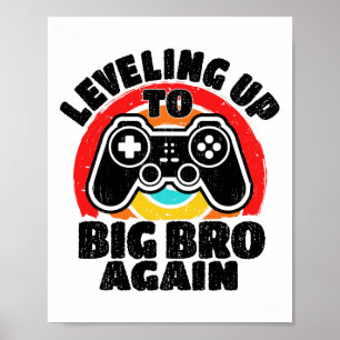 Poster Passer au grand frère encore une fois Vintage Game