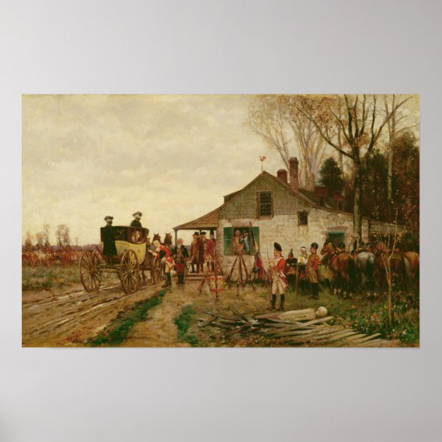 Poster passer l'avant-poste, (Devant)