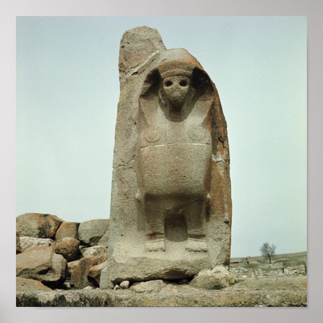 Poster Passerelle avec Sphinx sculpté (Devant)