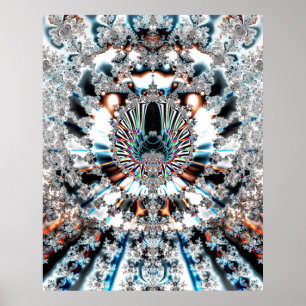 Poster "Passerelle cristalline"