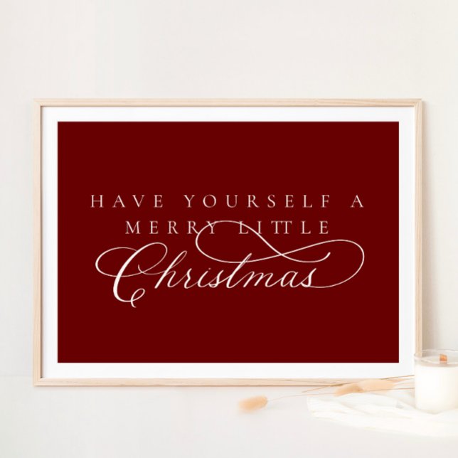 Poster Passez De Joyeuses Petites Vacances De Noël (Créateur téléchargé)