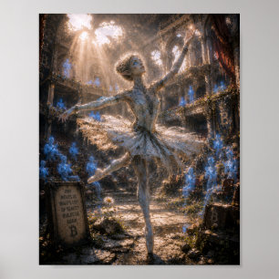 Poster Passion / Ballerine / Opéra ruiné
