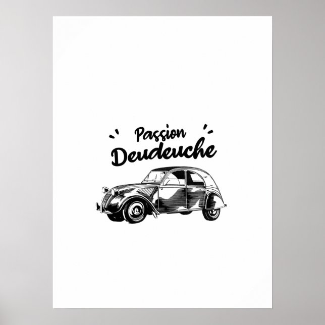 Poster Passion deudeuche - 2CV (Devant)