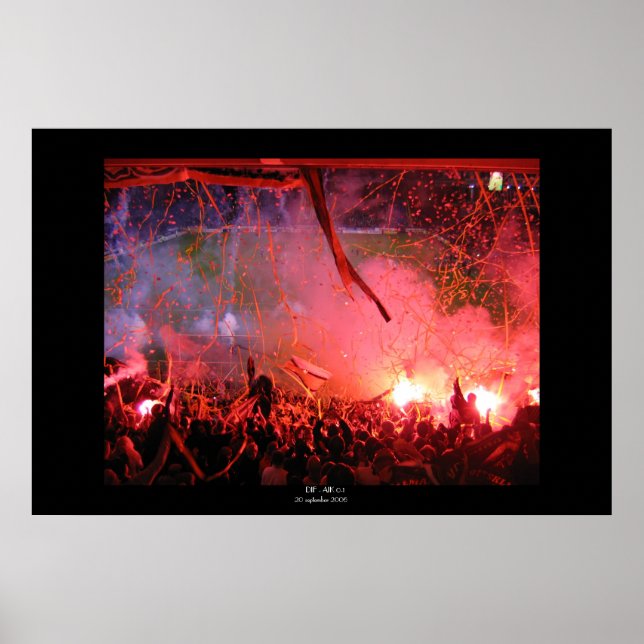 Poster Passion du football (Devant)