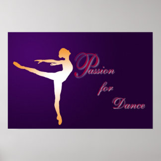 Poster Passion pour la danse