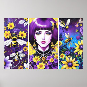 Poster Passion violette