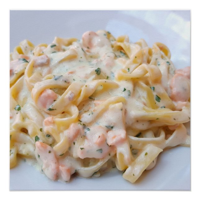 Poster Pasta Custom Food (Devant)