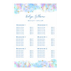 Pastel Blue Aquarelle Parties scintillant Prix Lis