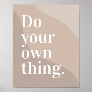 Poster Pastel Colours Minimaliste Motivation moderne
