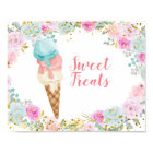 Pastel Ice Cream aquarelle Sweet Traitements signe