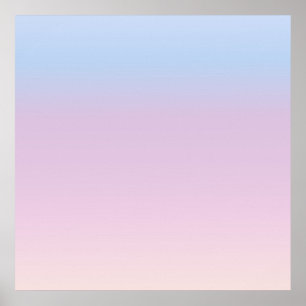 Poster Pastel Sky Gradient Minimal