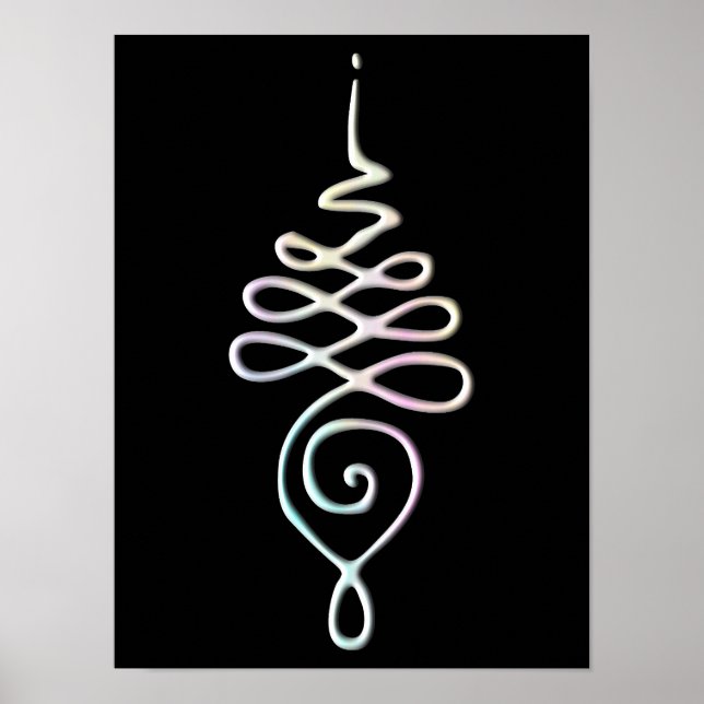 Poster Pastel Unalome (Devant)