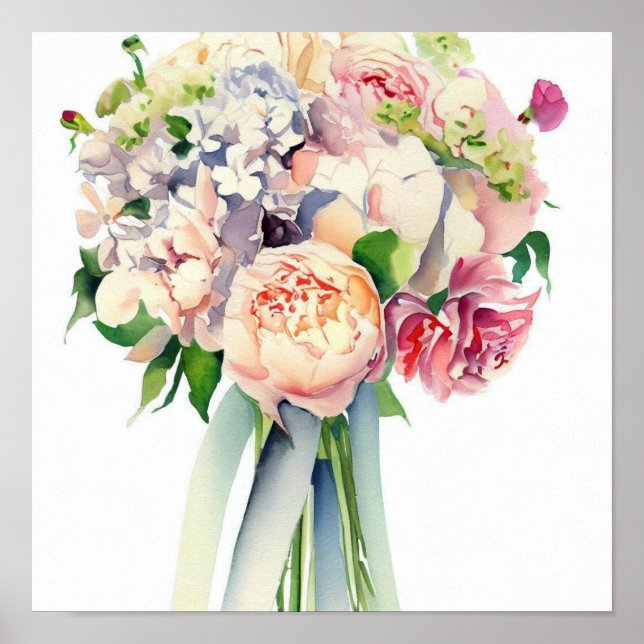 Poster Pastels romantiques, Bouquet des participants (C) (Devant)