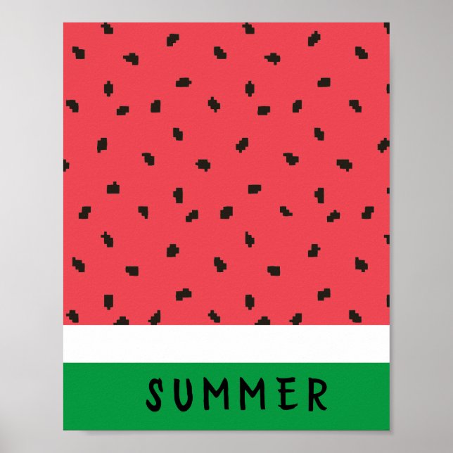 Poster Pastèque (Devant)