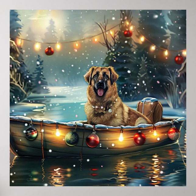 Poster Pasteur anatolien Noël Festive Voyage (Devant)