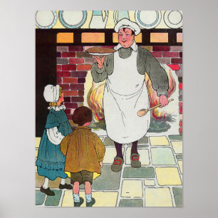 Poster Pat-a-cake, pat-a-cake, l'homme de Baker