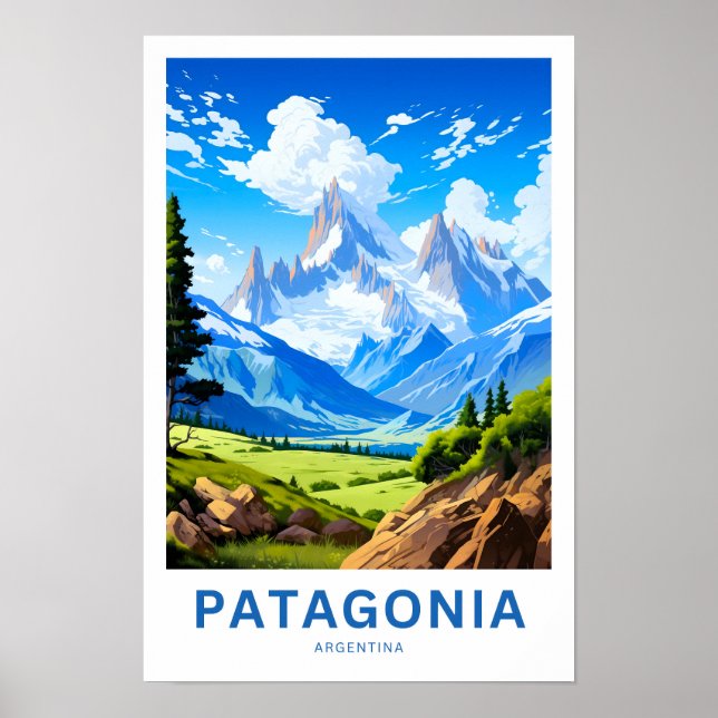 Poster Patagonie Argentine - Imprimer (Devant)
