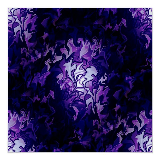 Poster Patch de chou pourpre... (Devant)