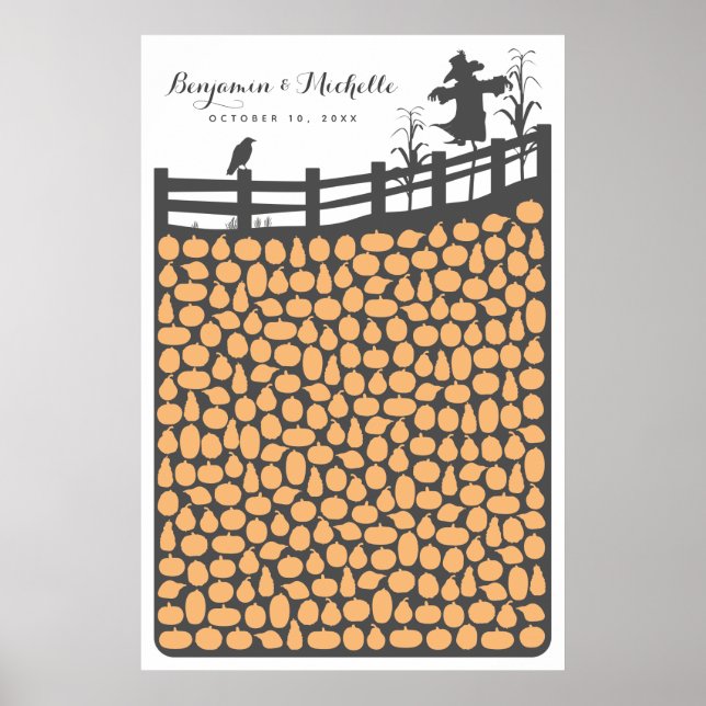 Poster Patch de citrouilles - 250 Espaces Alternative au  (Devant)