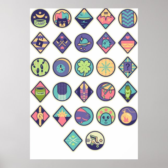 Poster Patches Lumberjanes (Devant)