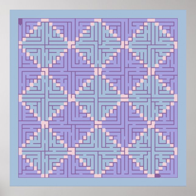 Poster Patchwork de Maze (Devant)