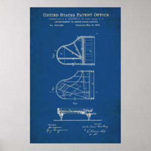 Poster Patent - Piano -